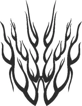 Flames Decal / Sticker 37