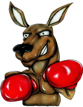 Boxing Kangaroo Decal / Sticker