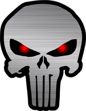 Red Eyed Punisher Decal / Sticker 20