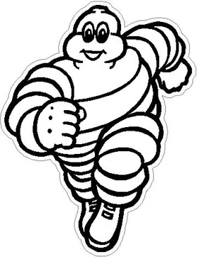 Michelin Man Decal / Sticker 12