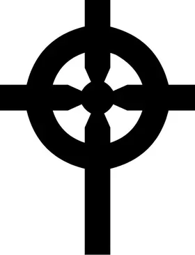 Christian Cross Decal / Sticker 96