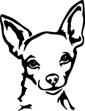 Chihuahua  Decal / Sticker 02