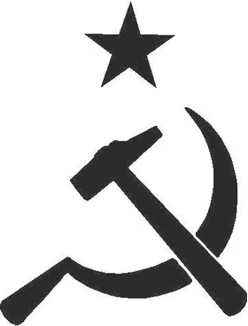 Hammer and Sickle Decal / Sticker