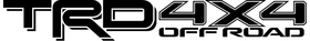 Toyota TRD 4x4 Off-Road Decal / Sticker 14