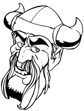 Vikings Mascot Decal / Sticker