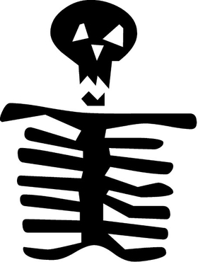 Skeleton Decal / Sticker 02