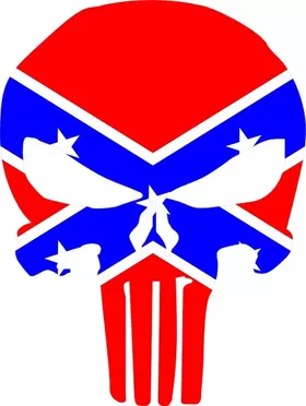 American Flag Punisher Decal / Sticker