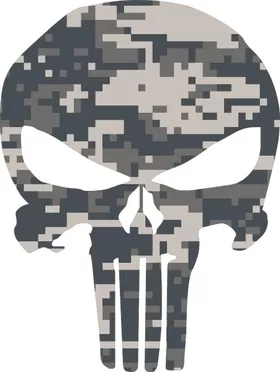 Digital Camo Punisher Decal / Sticker 57