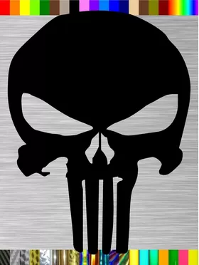 1a Punisher Decal / Sticker 02