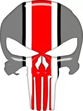 Ohio State Punisher Decal / Sticker 149 Simulated Glass