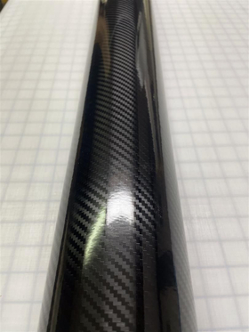 Glossy Black Carbon Fiber Decal Sheets