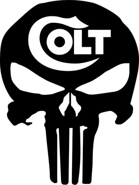 Colt Punisher Decal / Sticker 188