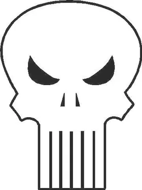 Punisher Decal / Sticker 04