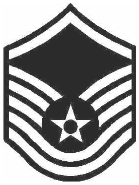 Air Force Master Seargent 03 Decal / Sticker