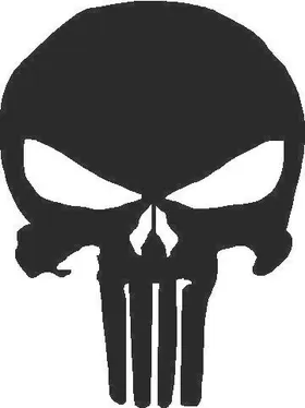 1a Punisher Decal / Sticker 02