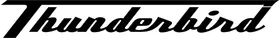 Triumph Thunderbird Decal / Sticker 24