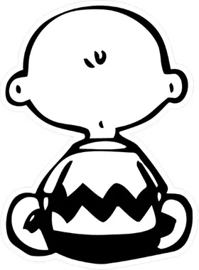 Charlie Brown BACK Decal / Sticker 05