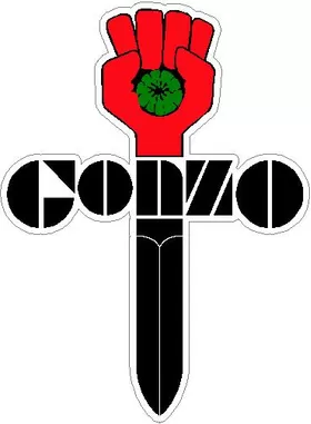 Gonzo Decal / Sticker 02