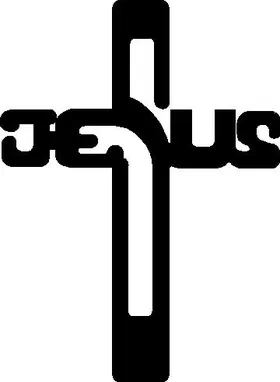 Jesus Cross Decal / Sticker 01