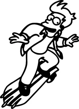 Fry Hoverboard Decal / Sticker 05