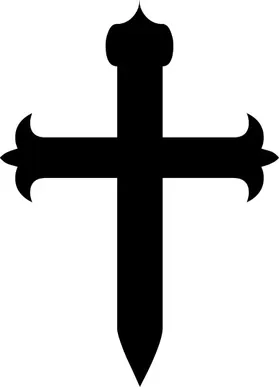 Christian Cross Decal / Sticker 64