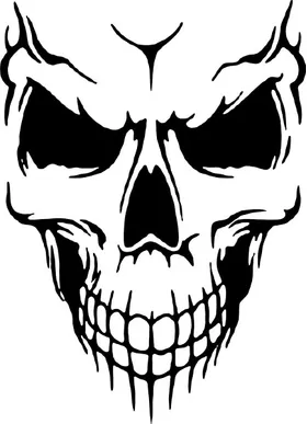 Skull Decal / Sticker 28