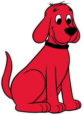 Clifford Big Red Dog Decal / Sticker 07