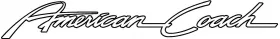 American Coach RV Decal / Sticker 14