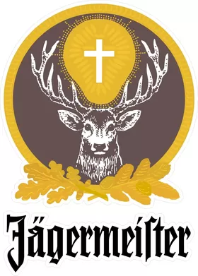 Jagermeister Label Decal / Sticker 17