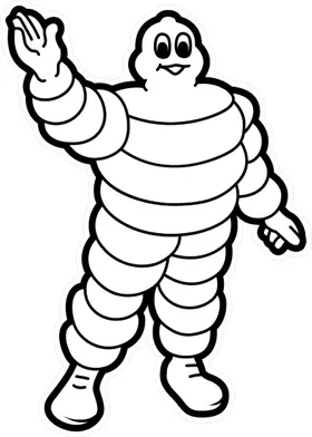 Michelin Man Decal / Sticker 17