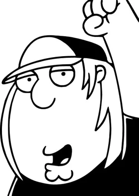 Family Guy Chris Griffin Decal / Sticker 01