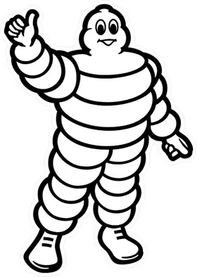 Michelin Man Decal / Sticker 23