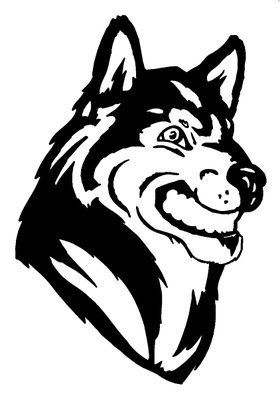 Wolves Mascot Decal / Sticker