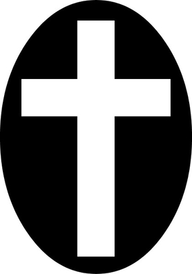 Christian Cross Decal / Sticker 94