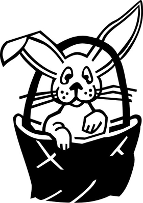 Easter Bunny Decal / Sticker 01