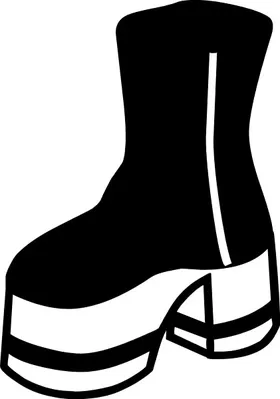 Platform Boot Decal / Sticker 01