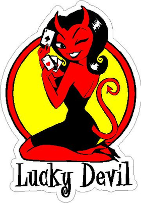 Lucky Devil Decal / Sticker 01