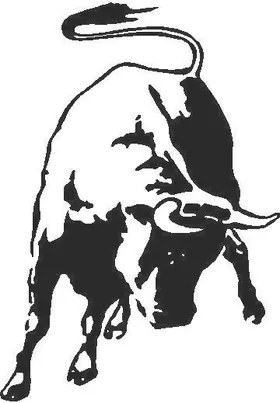 Bull Decal / Sticker 01