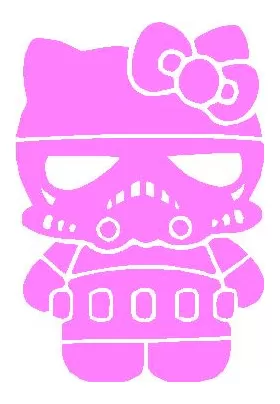 Kitty Stormtrooper Decal / Sticker