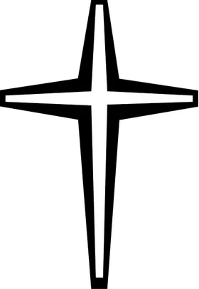 Christian Cross Decal / Sticker 17