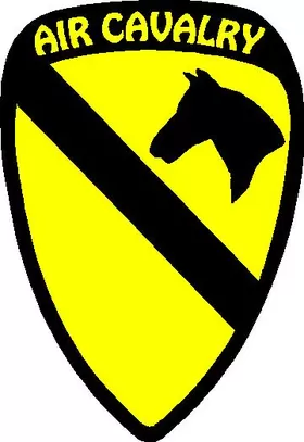 First Cavalry Division Decal / Sticker 03