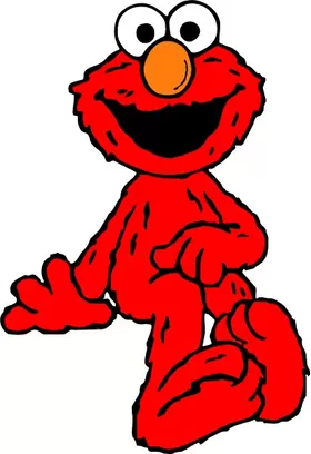 Elmo Decal / Sticker 05