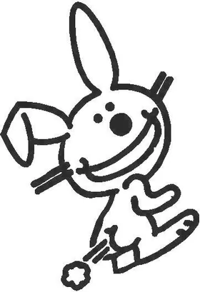 Bunny Fart Decal / Sticker