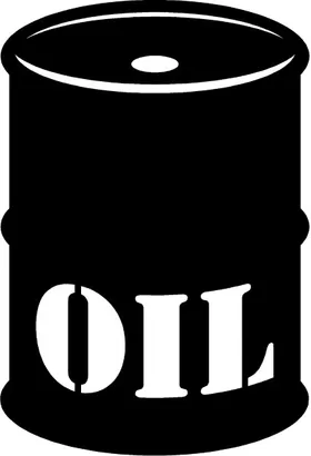 Oil Barrel / Drum Decal / Sticker 03