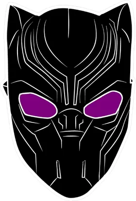 Black Panther Decal / Sticker 06