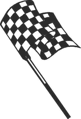 Checkered Flag Decal / Sticker 20