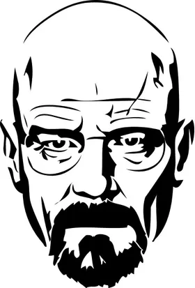 Breaking Bad Heisenberg (Walter White) Decal / Sticker 18