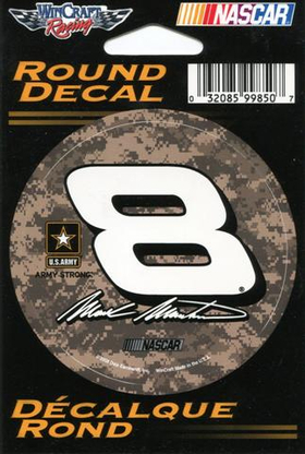 8 Mark Martin Camo Decal / Sticker