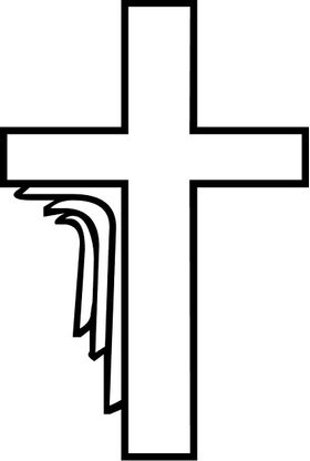 Christian Cross Decal / Sticker 41