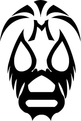 Mil Mascaras Decal / Sticker 01